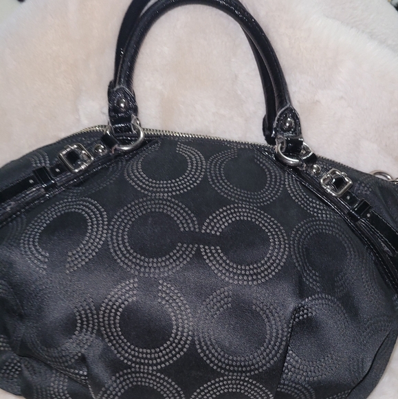 Coach Op ART Dotted Sophia Satchel - Picture 4 of 11